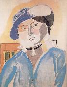 Henri Matisse Marguerite in a Leatheer Hat (mk35) painting